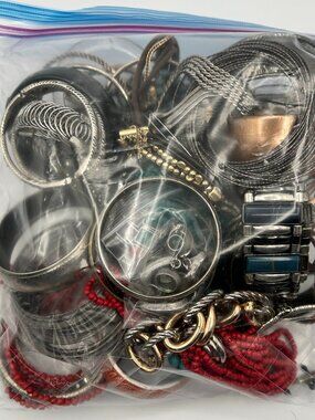 Bulk Jewelry Lot Bracelets 3lb 8.5oz